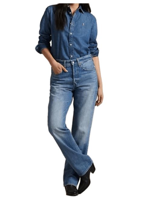 DENIM SLIM FIT POLO RALPH LAUREN | 211969458001